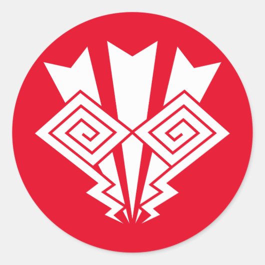 サンダー稲妻 ラウンドシール (正面)