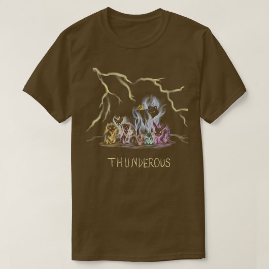 サンダー・スキューー Tシャツ (デザイン正面)