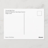 サンダー・ロック・コーブ、サミュエル・H・ボードマン、オレゴン州 ポストカード (裏面)