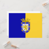 サンチアゴ国旗(チリ) カード (正面/裏面インサイチュ)