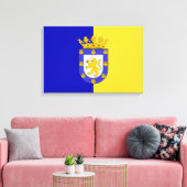 サンチアゴ国旗（チリ） キャンバスプリント (インサイチュ (リビング))