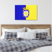サンチアゴ国旗（チリ） キャンバスプリント (インサイチュ (寝室))