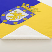 サンチアゴ国旗(チリ) シェルパブランケット (3/4)