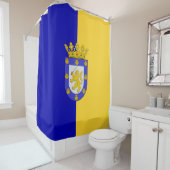 サンチアゴ国旗（チリ） シャワーカーテン (インサイチュ)