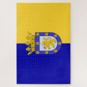 サンチアゴ国旗（チリ） ジグソーパズル (縦)