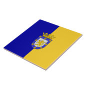 サンチアゴ国旗(チリ) タイル (側面)