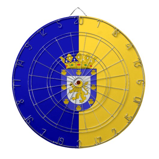 サンチアゴ国旗(チリ) ダーツボード (正面)