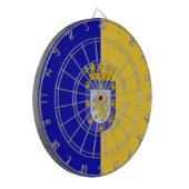サンチアゴ国旗(チリ) ダーツボード (正面左)