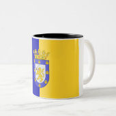 サンチアゴ国旗(チリ) ツートーンマグカップ (正面右)