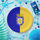 サンチアゴ国旗（チリ） ペーパープレート (パーティー)