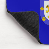 サンチアゴ国旗（チリ） マウスパッド (コーナー)