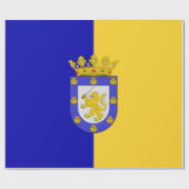 サンチアゴ国旗（チリ） ラッピングペーパー (フラット)