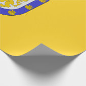 サンチアゴ国旗（チリ） ラッピングペーパー (角)