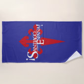 サンチアゴ ビーチタオル (正面)