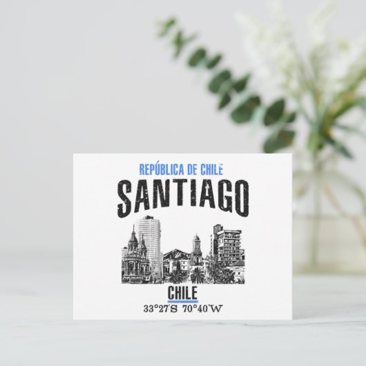 サンチアゴ ポストカード (スタンド正面)