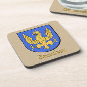 サンチェファミリーシールド コースター (左側)