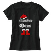 サンチャクロースの面白いクリスマスTシャツ Tシャツ