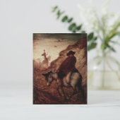 サンチョ・ドン・キホーテ19世紀 ポストカード (スタンド正面)