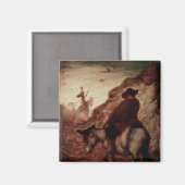 サンチョ・ドン・キホーテ19世紀 マグネット (正面/裏面)