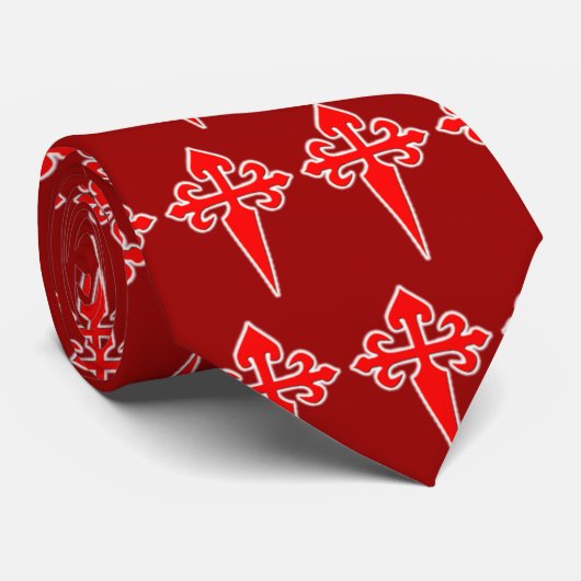 サンティアゴの十字 ネクタイ (ロール)