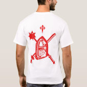 サンティアゴの舵輪、メースおよび剣のワイシャツの順序 Tシャツ (裏面)