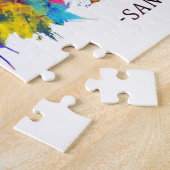 サンティアゴチリスカイライン ジグソーパズル (側面)