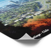 サンティアゴチリヴィンテージ旅行 ポスター (角)