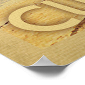 サンティアゴデキューバポスターパームツリーヴィンテージ旅行 ポスター (角)