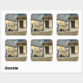 サンティアゴデキューバ通りシーン スクエアシール (シート)