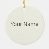 サンティアゴデチリシティホリデーレトロスカイライン セラミックオーナメント (裏面)