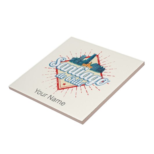 サンティアゴデチリシティホリデーレトロスカイライン タイル (側面)