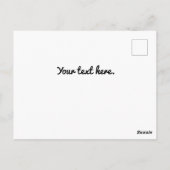 サンティアゴデチリヴィンテージスカイラインサンセット ポストカード (裏面)