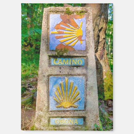 サンティアゴ巡礼路 マグネット (正面)