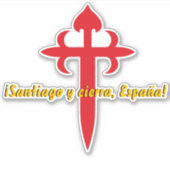 サンティアゴ・イ・シエラ、エスパーニャ! シール (正面)