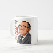 サンティアゴ・カリーヨとスペインの民主化への移行記念カップ コーヒーマグカップ (正面左)