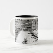 サンティアゴ、カーボベルデ共和国1589年 ツートーンマグカップ (正面左)