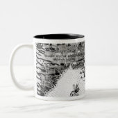 サンティアゴ、カーボベルデ共和国1589年 ツートーンマグカップ (左)