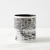 サンティアゴ、カーボベルデ共和国1589年 ツートーンマグカップ (中央)