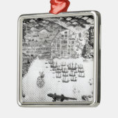 サンティアゴ、カーボベルデ共和国1589年 メタルオーナメント (左)