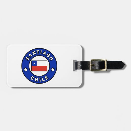 サンティアゴ・チリ ラゲッジタグ (正面横)