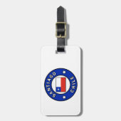 サンティアゴ・チリ ラゲッジタグ (正面縦)