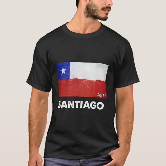 サンティアゴ・チリ Tシャツ (正面)