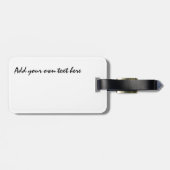 サンティアゴ・デ・コンポステーラのシェルと赤十字のシンボル ラゲッジタグ (裏面横)