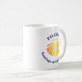 サンティアゴ・デ・コンポステーラの巡礼者 コーヒーマグカップ (正面右)