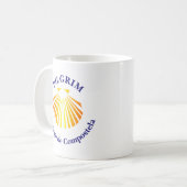 サンティアゴ・デ・コンポステーラの巡礼者 コーヒーマグカップ (正面左)