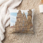 サンティアゴ・デ・コンポステーラ。 西部のfaçade。 スペイン クッション (ブランケット)