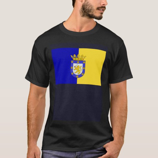 サンティアゴ・デ・チリの旗 Tシャツ (正面)