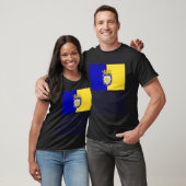 サンティアゴ・デ・チリの旗 Tシャツ (ユニセックス)