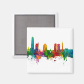 サンティアゴ・デ・チリ・スカイライン マグネット (正面/裏面)