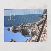 サンティアゴ・デ・チリ、旧・新 ポストカード (正面)